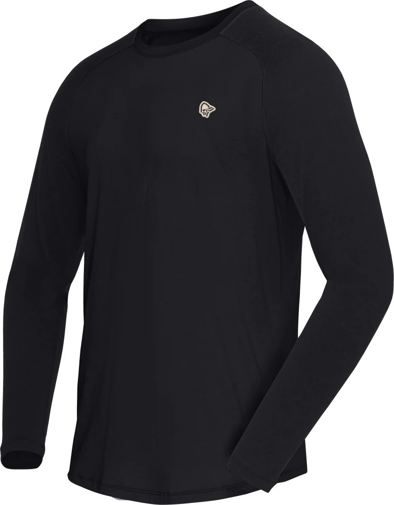 Norrøna Men's Femund PureUll Long Sleeve Caviar Black