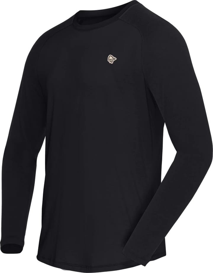 Norrøna Men's Femund PureUll Long Sleeve Caviar Black Norrøna