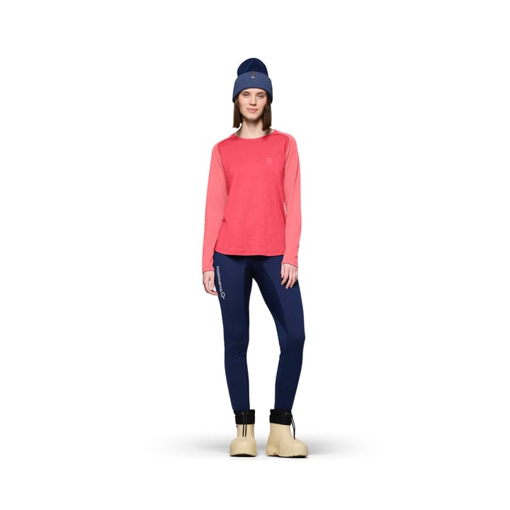 Norrøna Women's Femund PureUll Long Sleeve Watermelon Norrøna