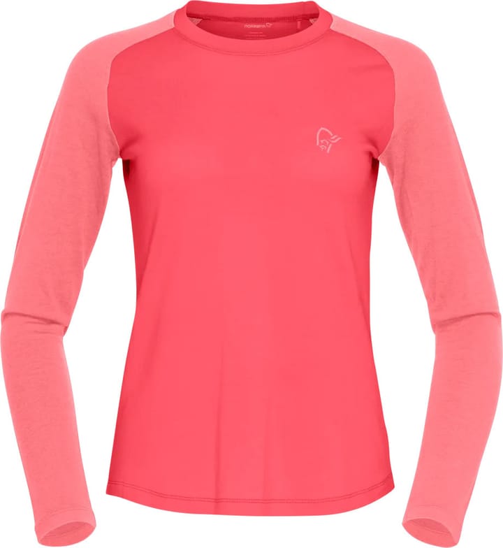 Norrøna Women's Femund PureUll Long Sleeve Watermelon Norrøna