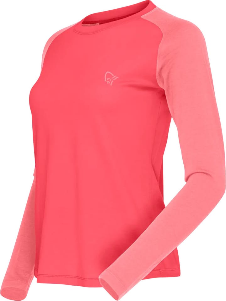 Norrøna Women's Femund PureUll Long Sleeve Watermelon Norrøna