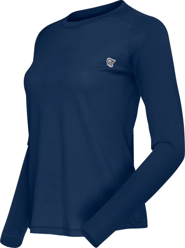 Norrøna Women's Femund PureUll Long Sleeve Indigo Night Norrøna