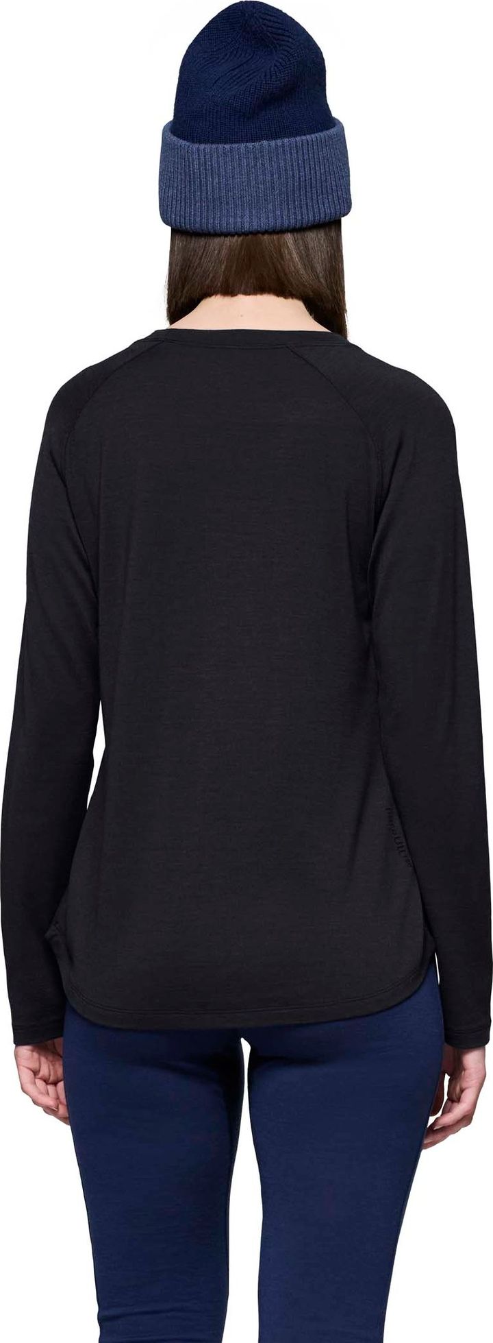 Norrøna Women's Femund PureUll Long Sleeve Caviar Black Norrøna