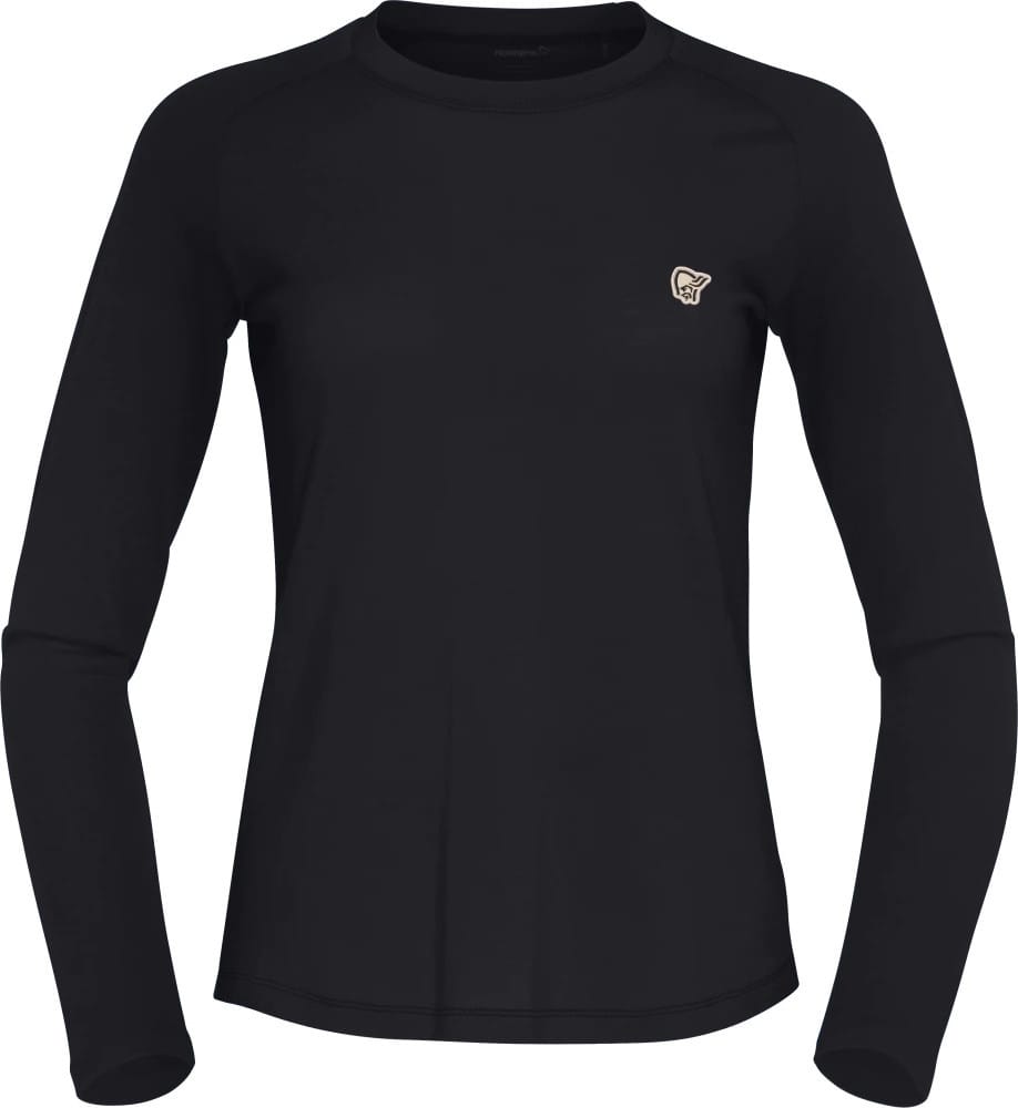 Norrøna Women's Femund PureUll Long Sleeve Caviar Black