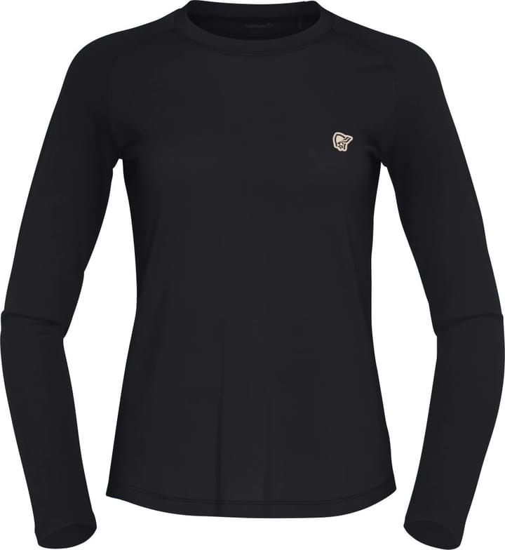 Norrøna Women's Femund PureUll Long Sleeve Caviar Black Norrøna