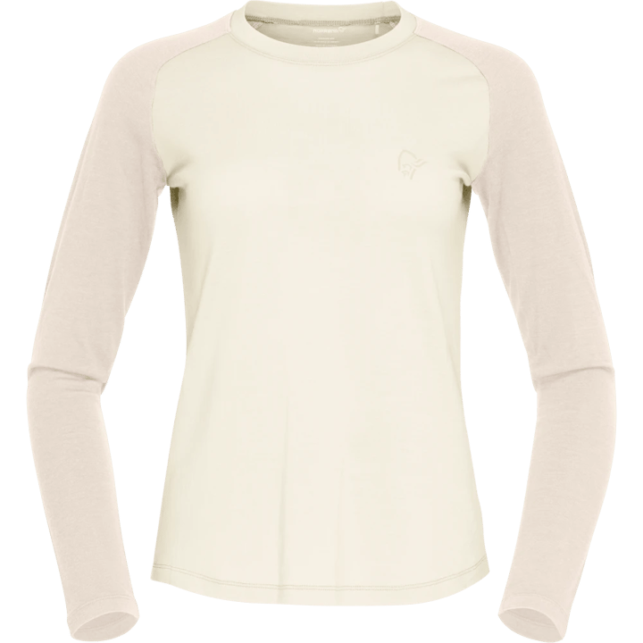 Norrøna Women's Femund PureUll Long Sleeve Whisper White Norrøna
