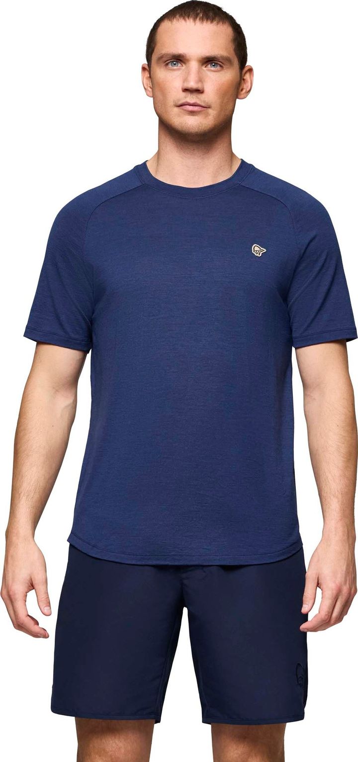 Norrøna Men's Femund PureUll T-Shirt Indigo Night Norrøna
