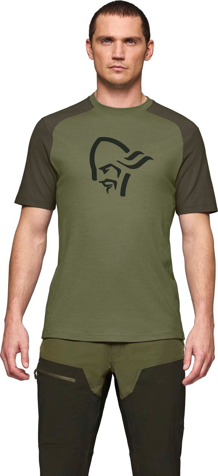 Norrøna Men's Femund PureUll T-Shirt Loden Green Norrøna Norrøna Men's Femund PureUll T-Shirt Loden Green Norrøna