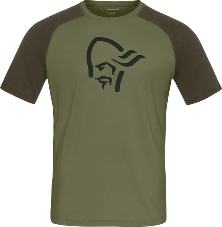 Norrøna Men's Femund PureUll T-Shirt Loden Green Norrøna