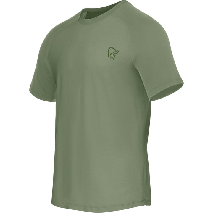 Norrøna Men's Femund PureUll T-Shirt Deep Lichen Green Norrøna