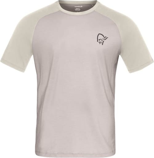 Norrøna Men's Femund PureUll T-Shirt Oatmeal/whisper White Norrøna