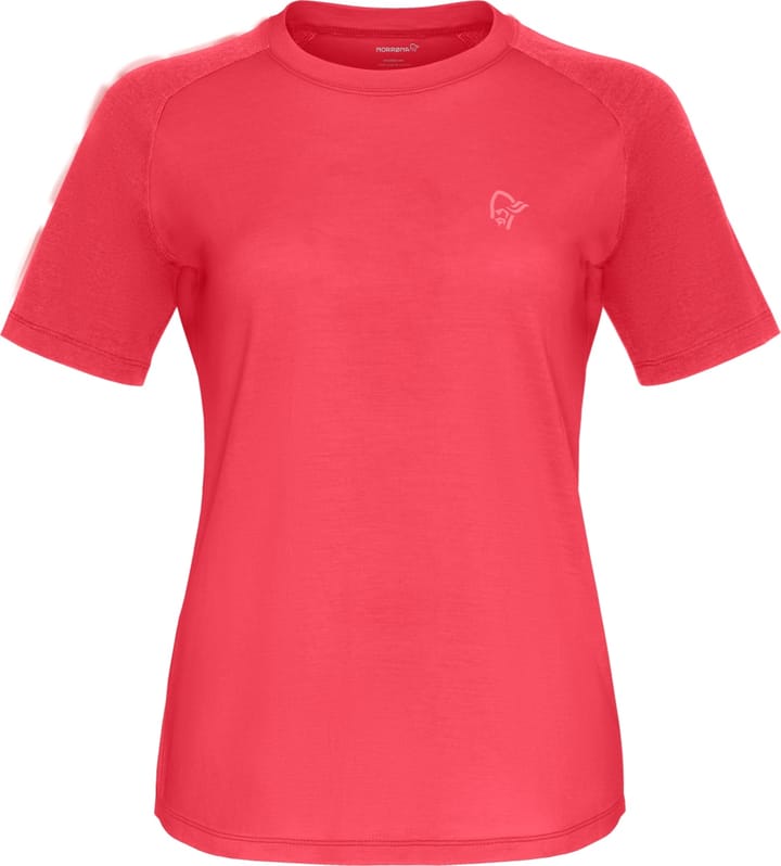 Norrøna Women's Femund PureUll T-Shirt Watermelon Norrøna