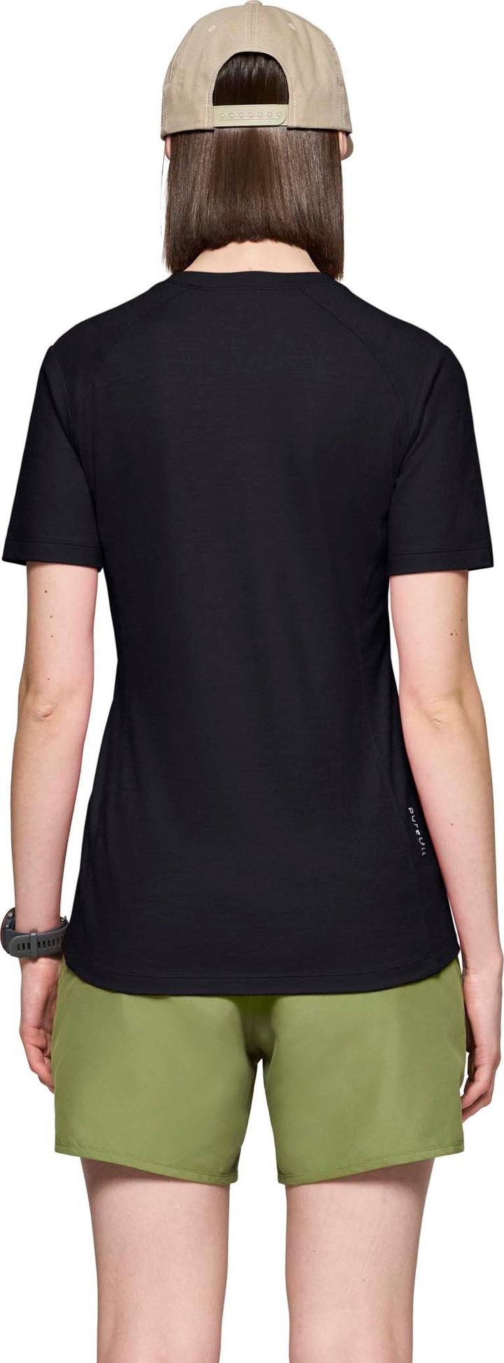 Norrøna Women's Femund PureUll T-Shirt Caviar Black Norrøna