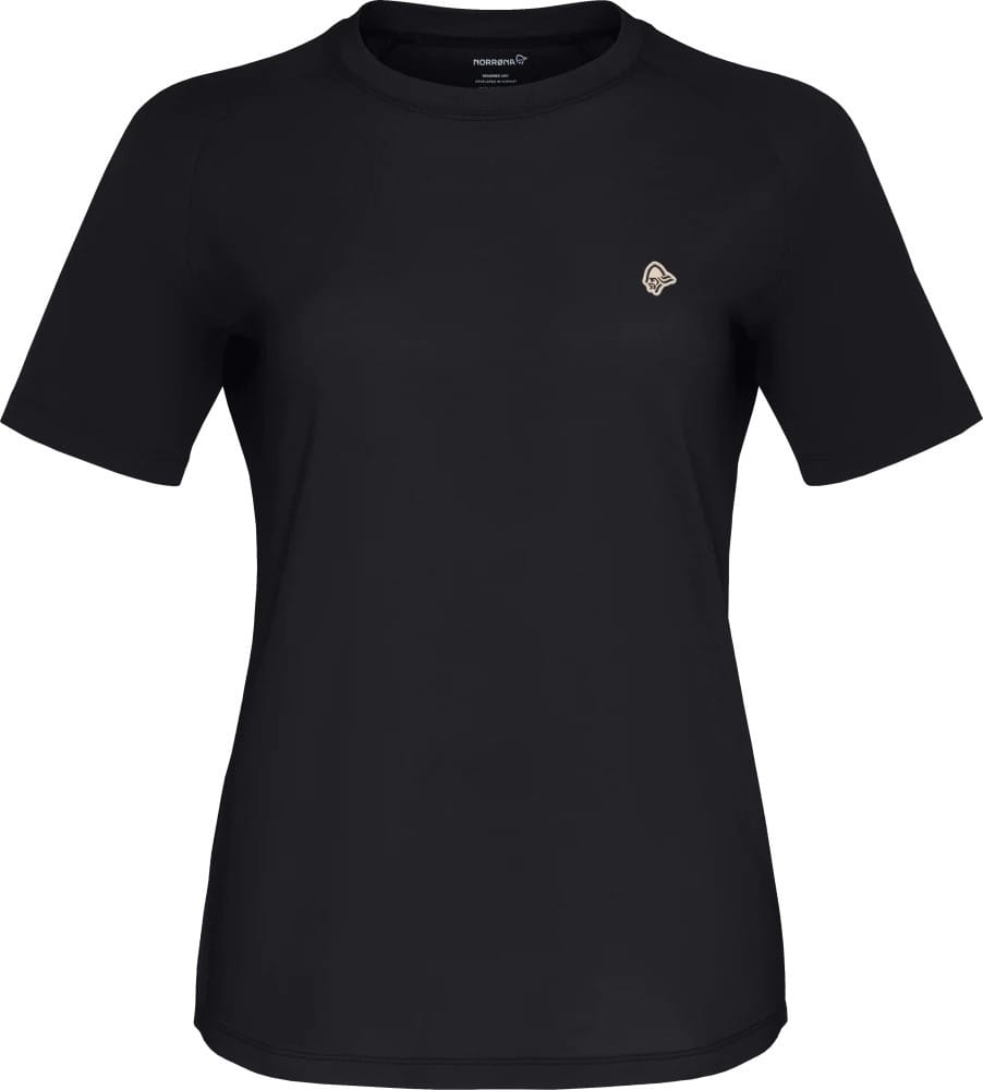 Norrøna Women's Femund PureUll T-Shirt Caviar Black