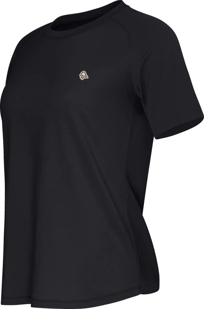 Norrøna Women's Femund PureUll T-Shirt Caviar Black Norrøna