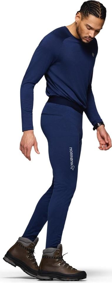 Norrøna Men's Femund PureUll Longs Indigo Night Norrøna