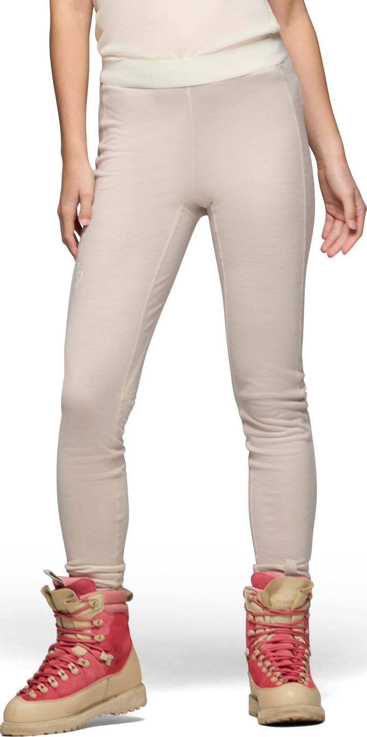 Norrøna Women's Femund PureUll Longs Oatmeal Norrøna
