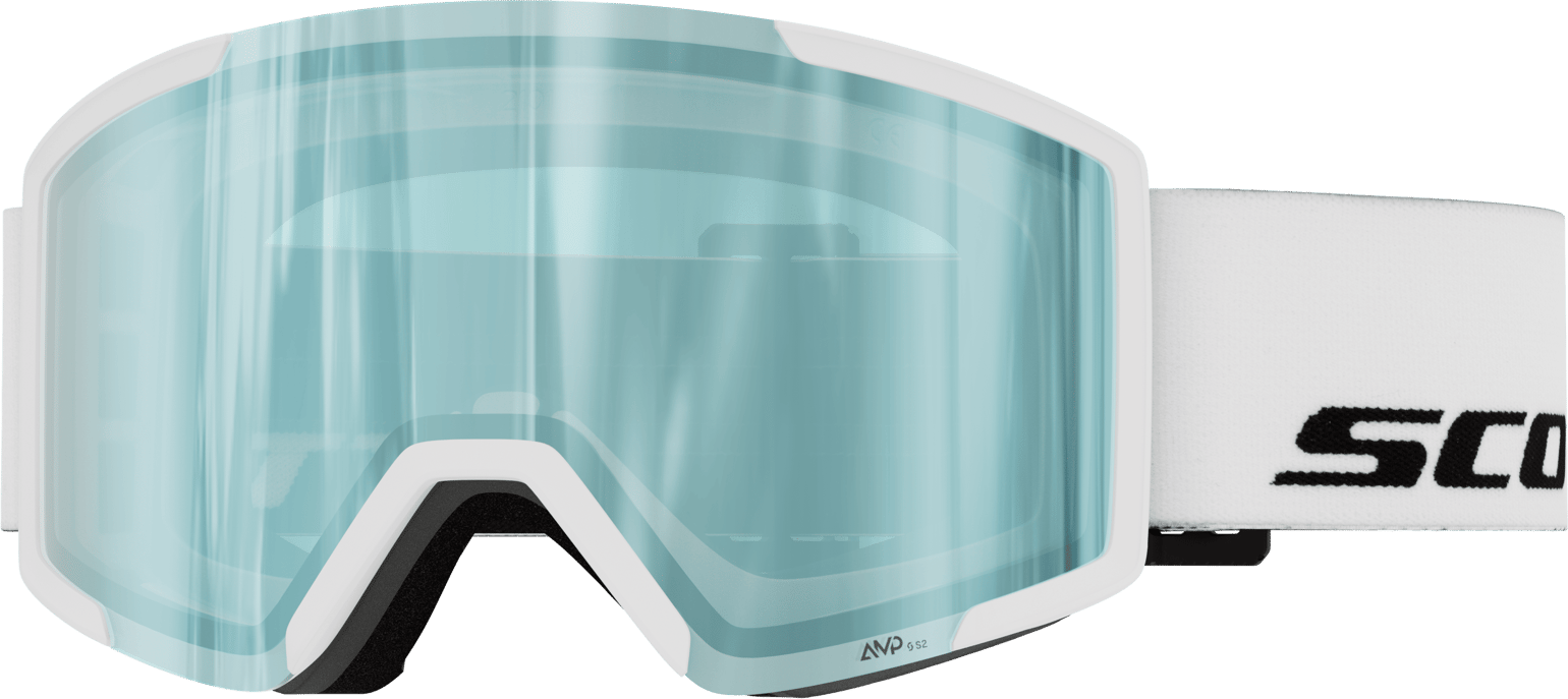 Scott Goggle Shield White/AMP ice chrome S2