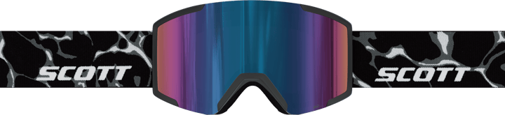 Scott Goggle Shield Granite Black/White/AMP teal chrome S2 Scott