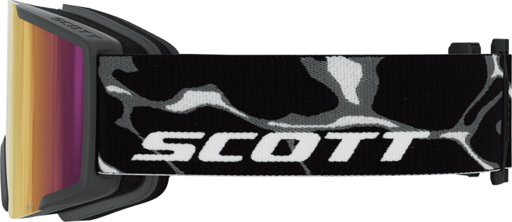 Scott Goggle Shield Granite Black/White/AMP teal chrome S2 Scott