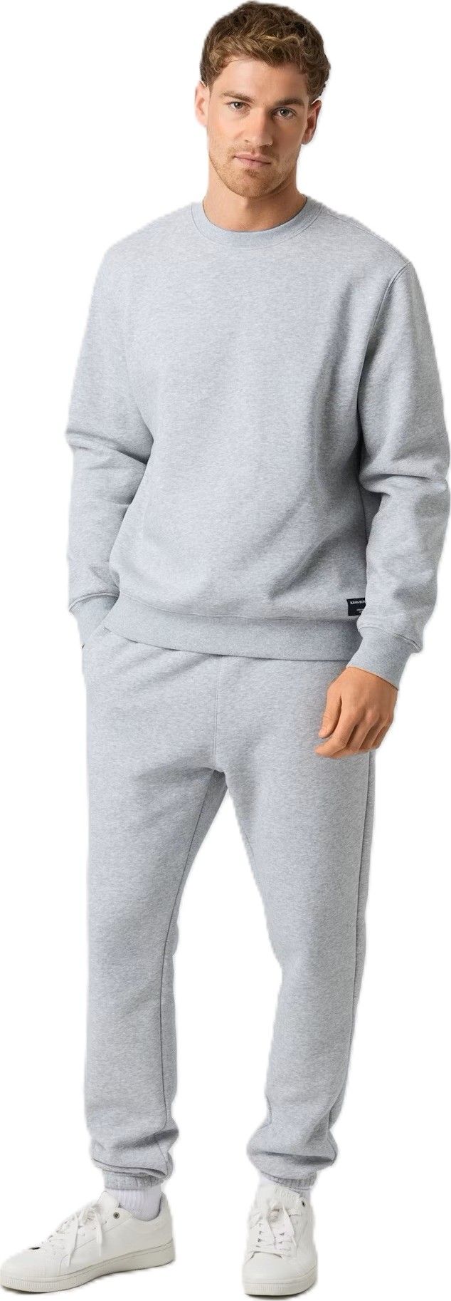 Björn Borg Men's Centre Sweatshirt Light Grey Melange Björn Borg Björn Borg Men's Centre Sweatshirt Light Grey Melange Björn Borg
