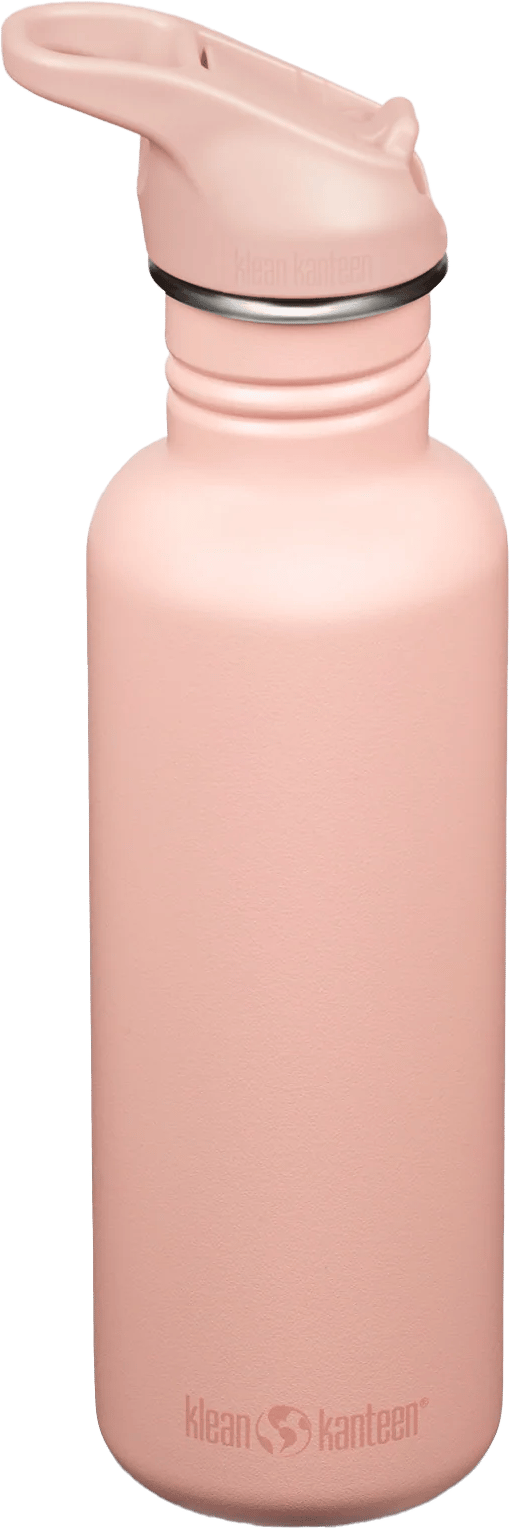 Klean Kanteen Classic 800 ml (W/ Flip Seal Sport Cap and Straw) Peach Parfait Klean Kanteen