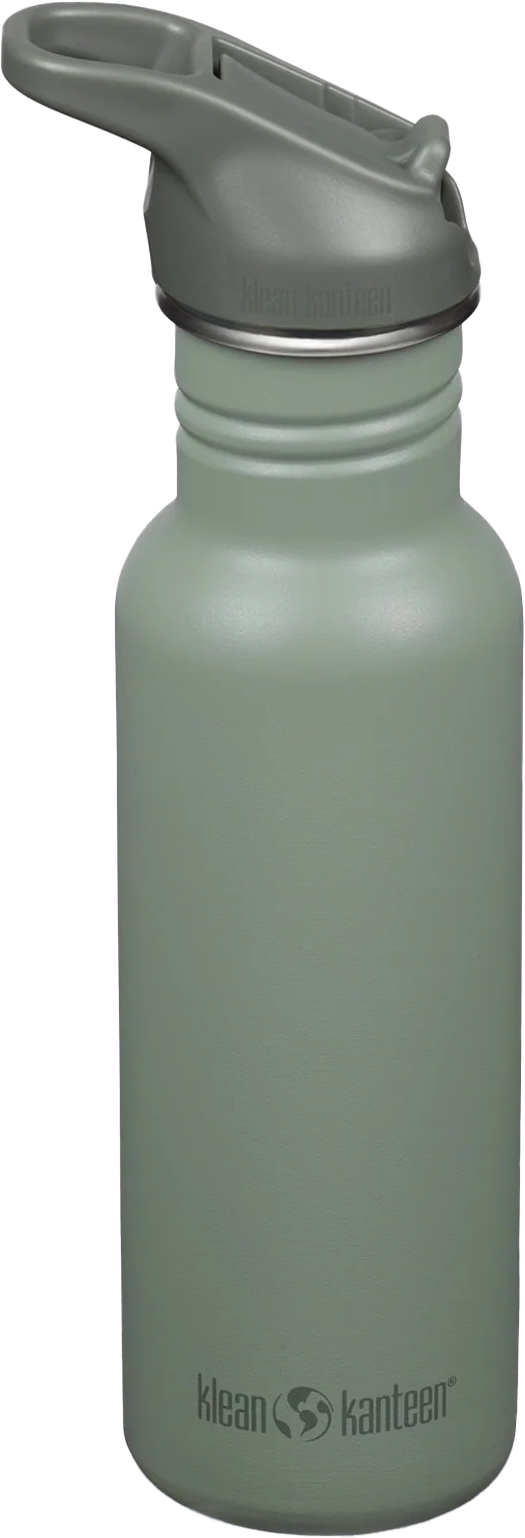 Klean Kanteen Classic 800 ml (W/ Flip Seal Sport Cap and Straw) Sea Spray