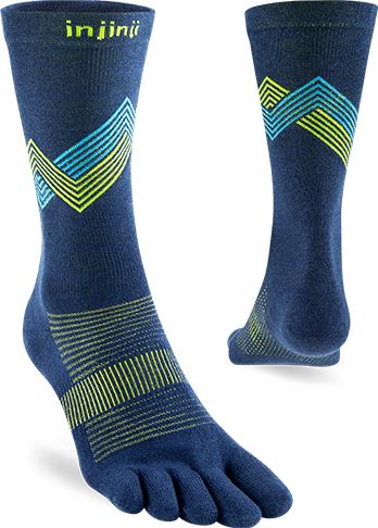 Injinji Run Lightweight Crew Glow