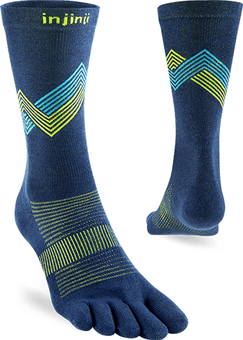 Injinji Run Lightweight Crew Glow