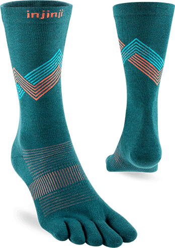Injinji Run Lightweight Crew Lagoon