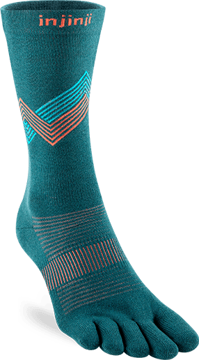 Injinji Run Lightweight Crew Lagoon Injinji