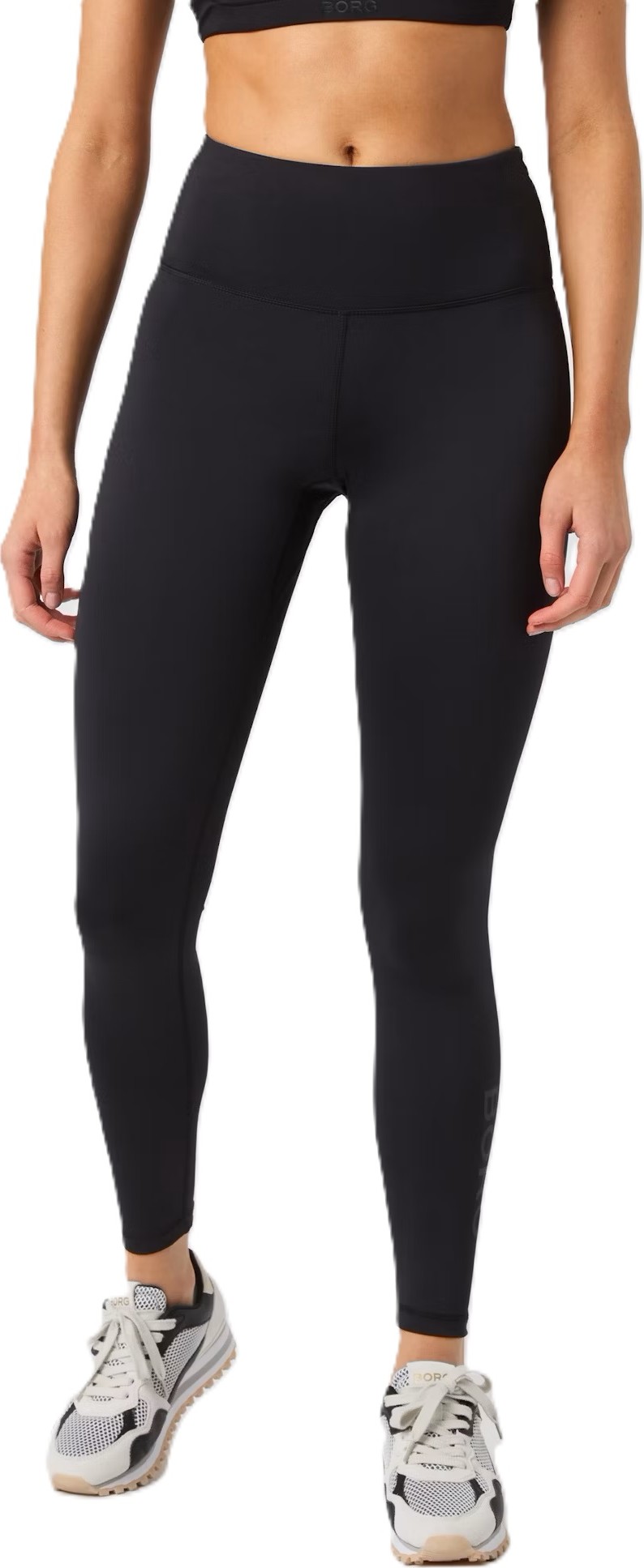 Björn Borg Women's Borg Logo Tights Black Beauty  S