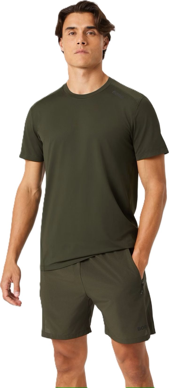 Björn Borg Men's Borg Athletic T-Shirt Forest Night Björn Borg