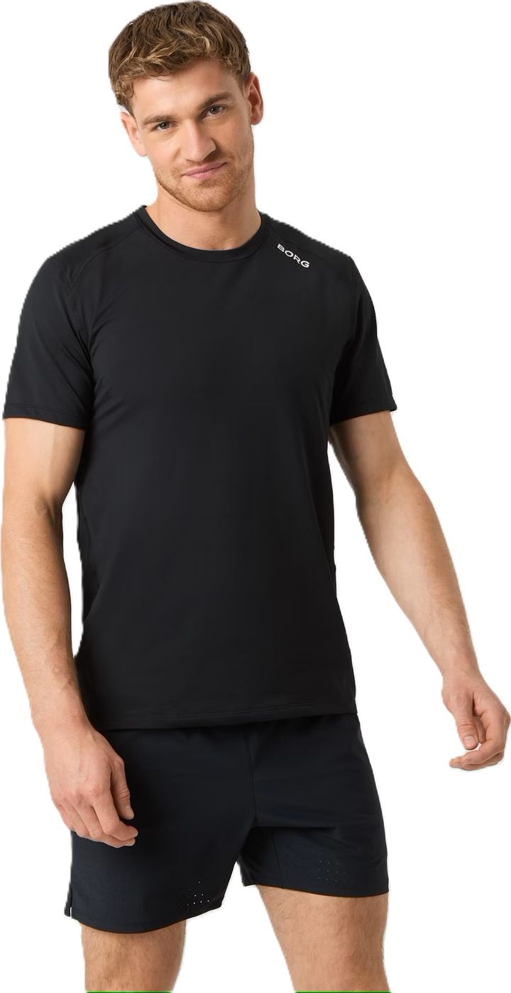 Björn Borg Men's Borg Athletic T-Shirt Black Beauty Björn Borg