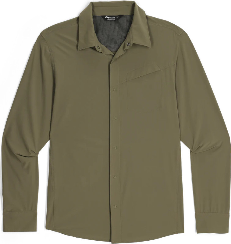 Outdoor Research Men's Astroman Long Sleeve Sun Shirt Ranger Green Pl