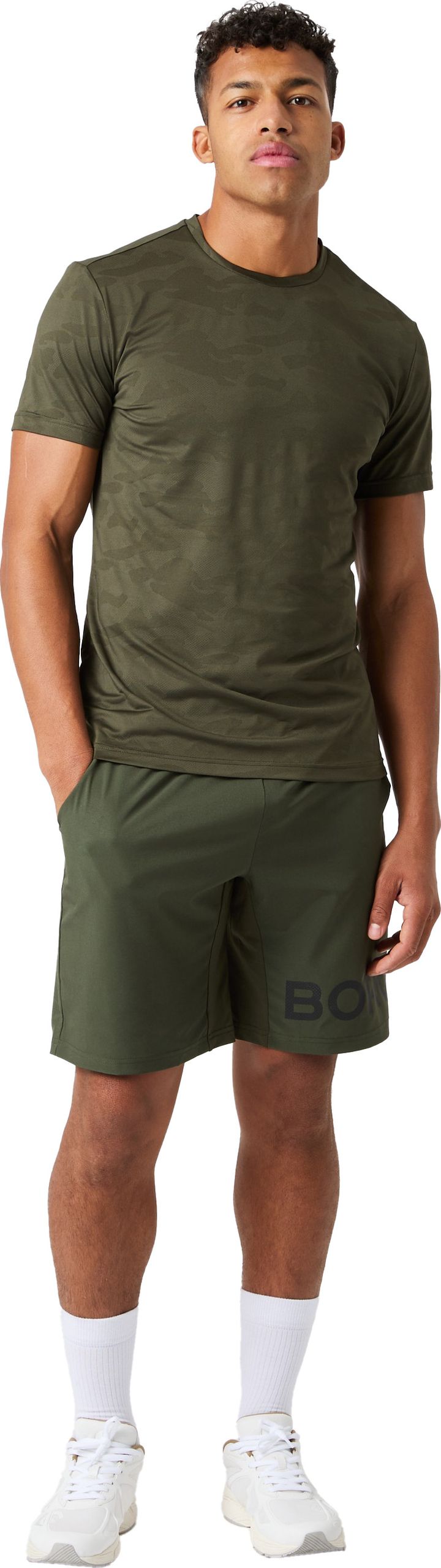 Björn Borg Men's Borg Performance T-Shirt Forest Night Björn Borg Björn Borg Men's Borg Performance T-Shirt Forest Night Björn Borg