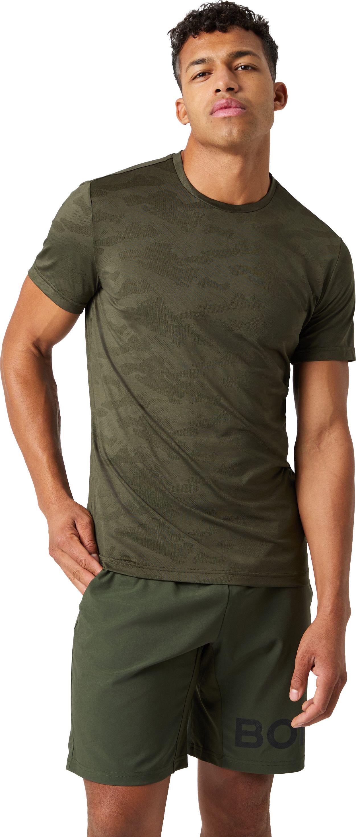 Björn Borg Men's Borg Performance T-Shirt Forest Night