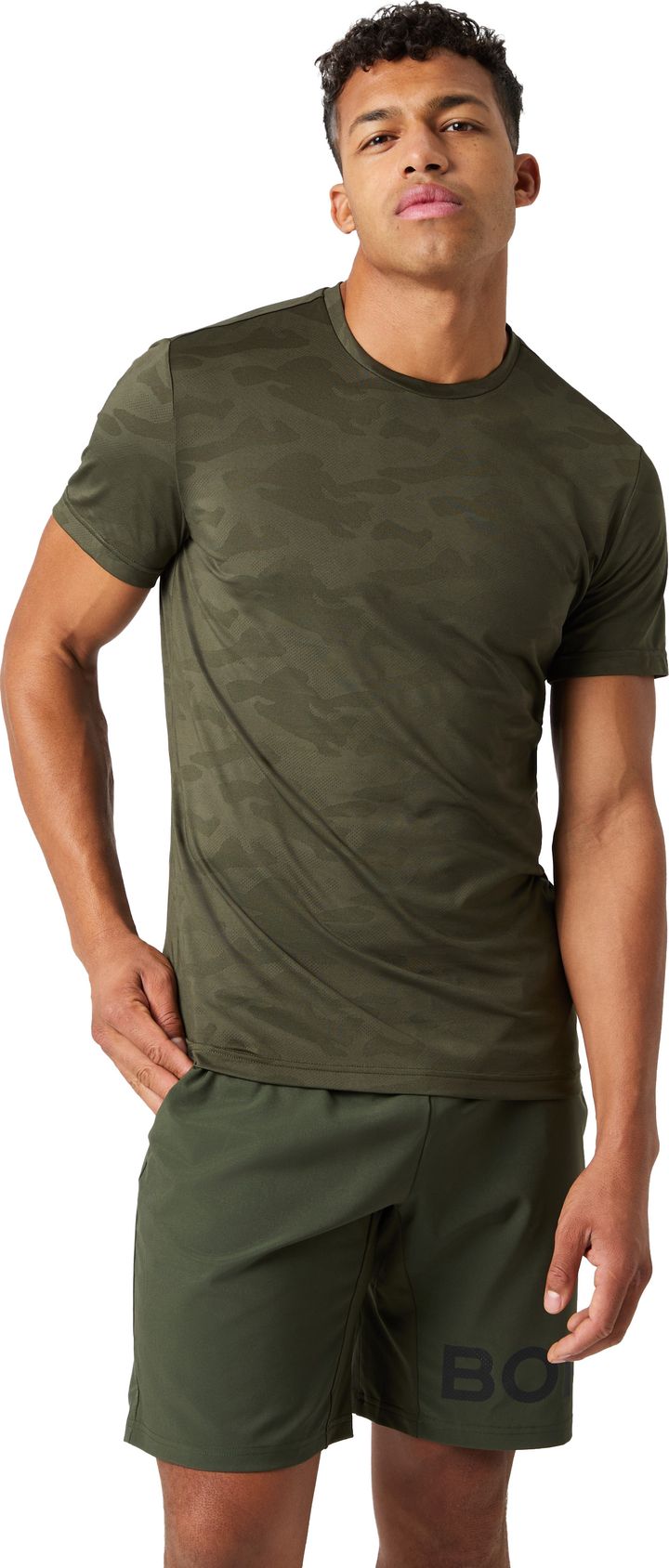 Björn Borg Men's Borg Performance T-Shirt Forest Night Björn Borg