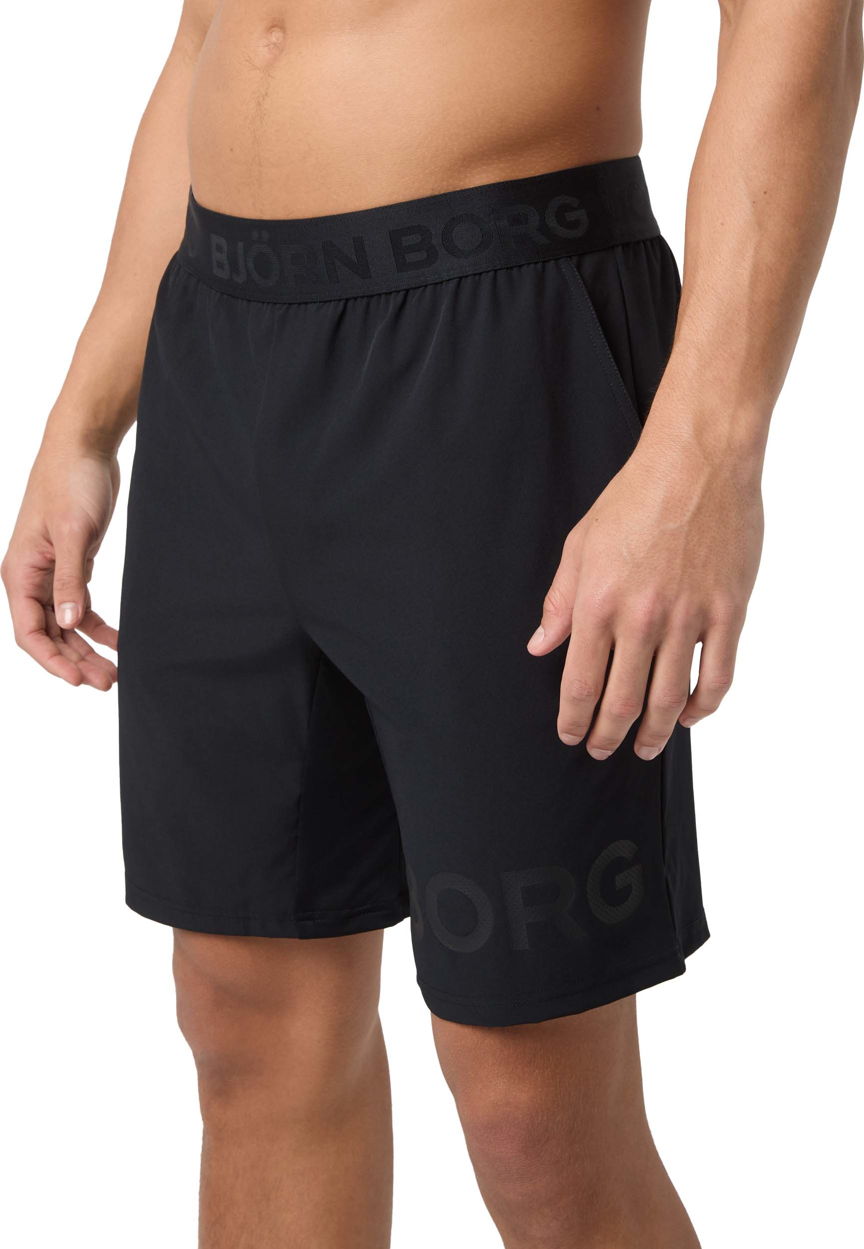 Björn Borg Men's Borg Shorts Black Beauty/Black Träningsshorts XXL