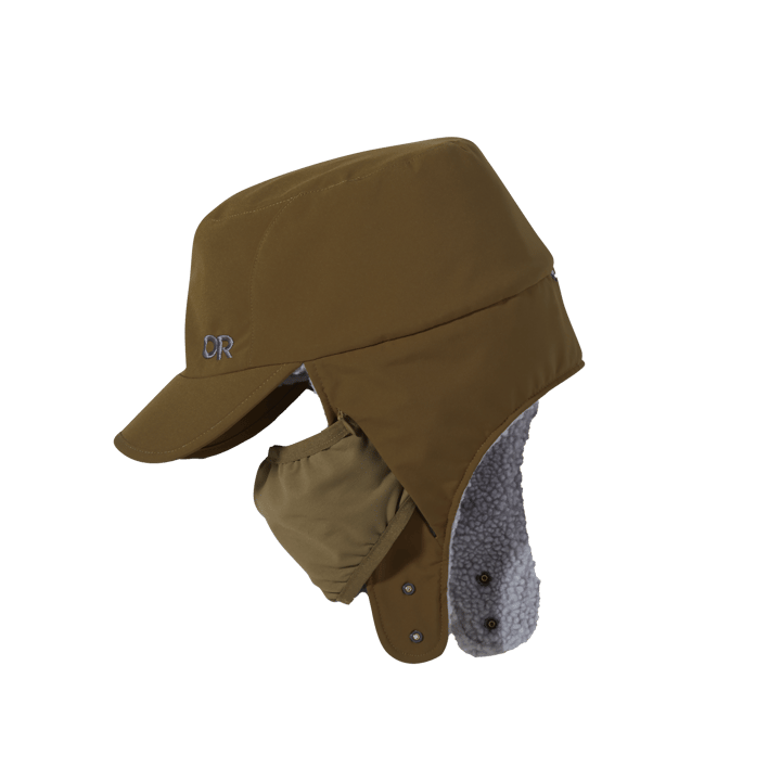 Men's Whitefish Hat Saddle/Light Grey Outdoor Research Men's Whitefish Hat Saddle/Light Grey Outdoor Research