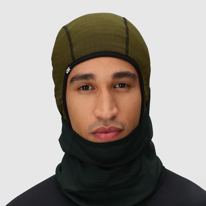 Outdoor Research Vigor Plus Balaclava Dark Olive/black Outdoor Research