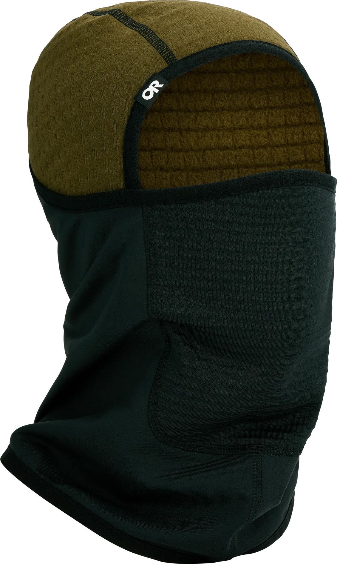 Outdoor Research Men's Vigor Plus Balaclava Dark Olive/black