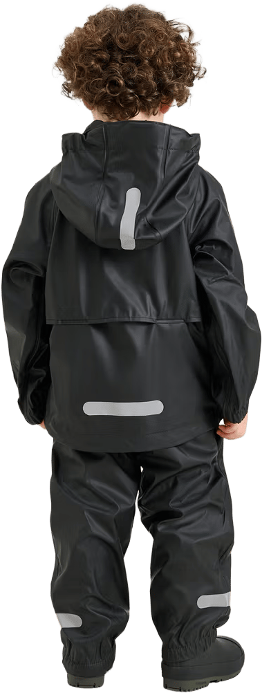 Tretorn Kids' Packable Rainbreaker Set Black Tretorn