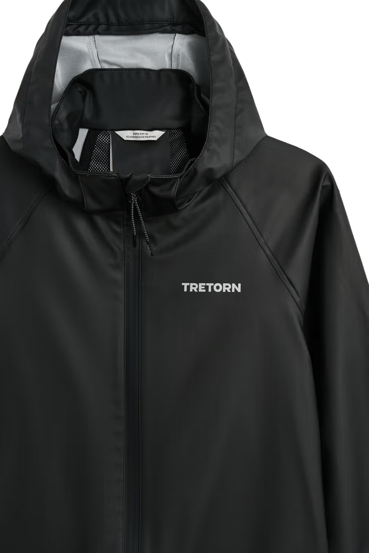 Tretorn Kids' Packable Rainbreaker Set Black Tretorn