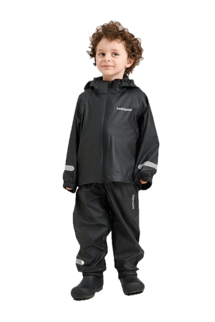 Tretorn Kids' Packable Rainset Black Tretorn