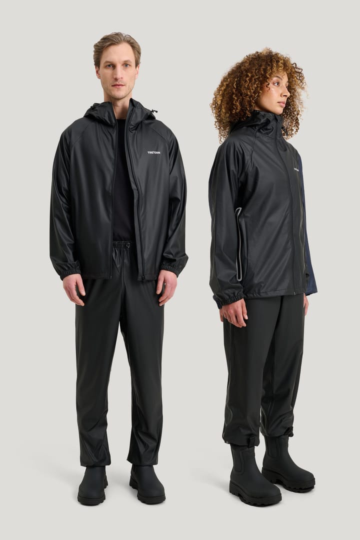 Tretorn Unisex Packable Rainbreaker Set Black Tretorn