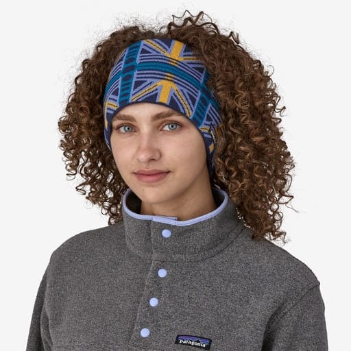 Patagonia Powder Town Headband Snow Beam: Pale Periwinkle Patagonia Patagonia Powder Town Headband Snow Beam: Pale Periwinkle Patagonia