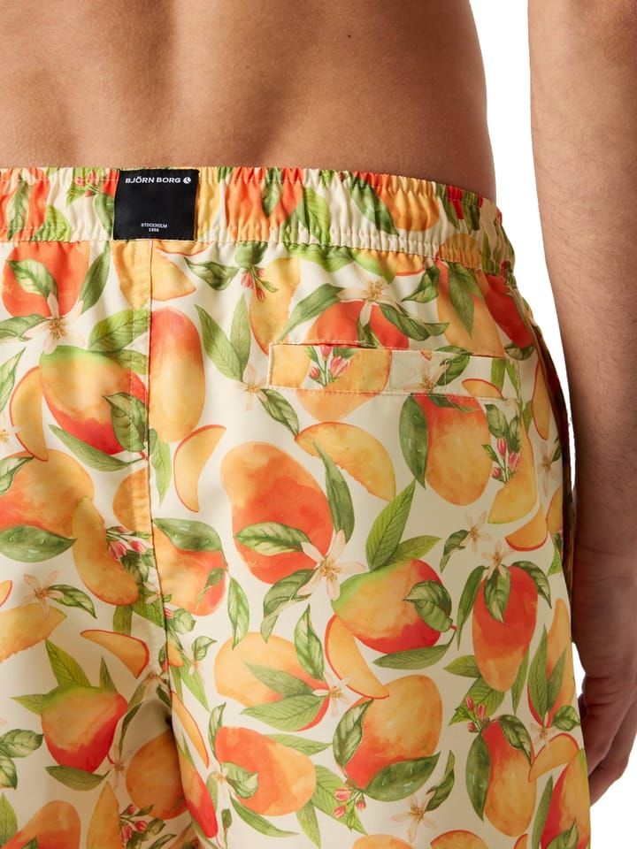 Björn Borg Men's Borg Print Swim Shorts BB Summer Peach 1 Björn Borg