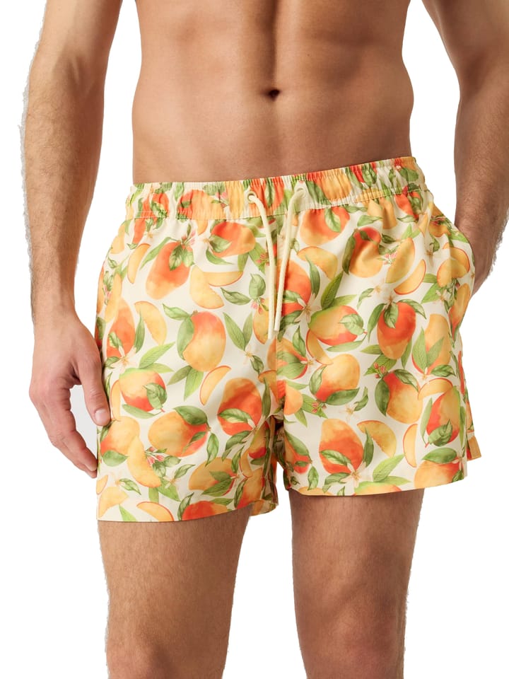 Björn Borg Men's Borg Print Swim Shorts BB Summer Peach 1 Björn Borg