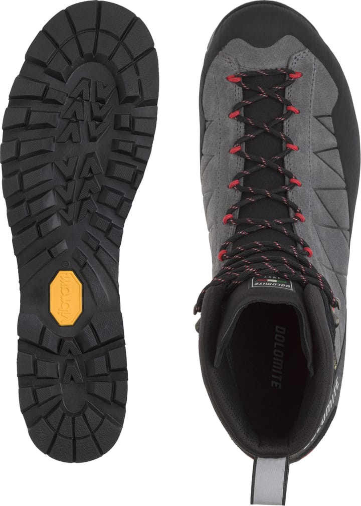 Dolomite Men's Crodarossa Hi GORE-TEX Gunmetal Grey/Fiery Red Dolomite